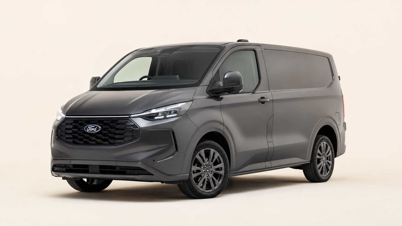 Grey Ford Transit Custom panel van